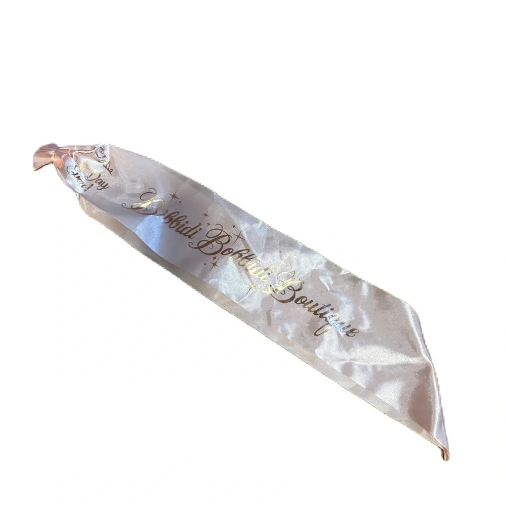 Disney Bibbidi Bobbidi Boutique Sash Pink World Land Girls Decor